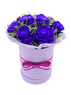 Фиолетовые розы с окантовкой от 19 шт. за 6 руб. | Бесплатная доставка цветов по Москве